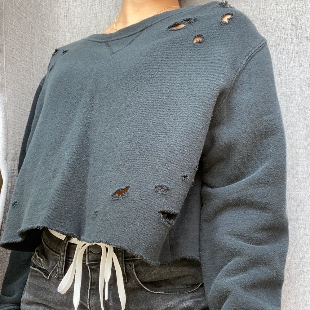 Distressed Sweater - Picture 2 of 2